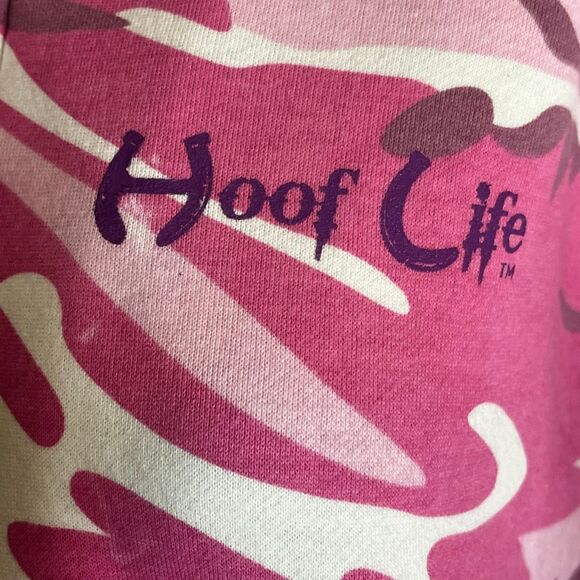 WTDTX Camouflage‎ Equestrian Hoof Life “ Giddy Up” Full Zip Hoodie - Picture 7 of 10